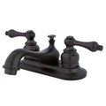 Kingston Brass 4" Centerset Bathroom Faucet, Oil Rubbed Bronze KB605ALB